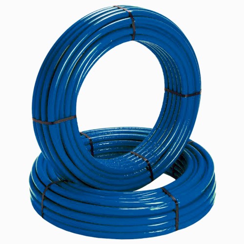 Comisa metal-plastic pipe with insulation (blue)